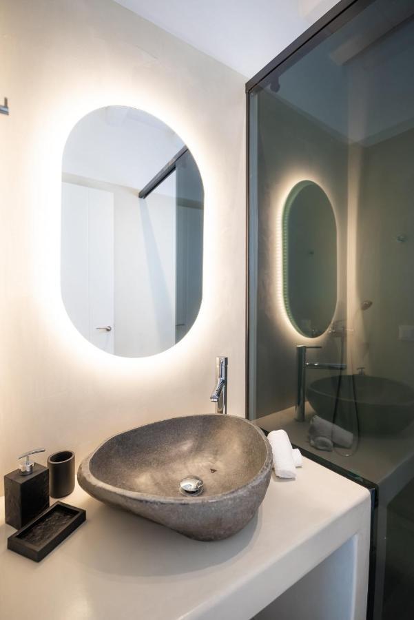 Villa Petra Mare Above Mykonos Town Private Pool Bagian luar foto